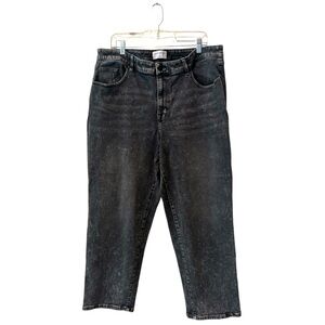 Lane Bryant dark gray mid-rise boyfriend size 18